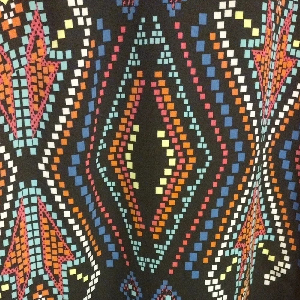 Xhilaration Multicolor Geometric Sleeveless Dress - Picture 2 of 5